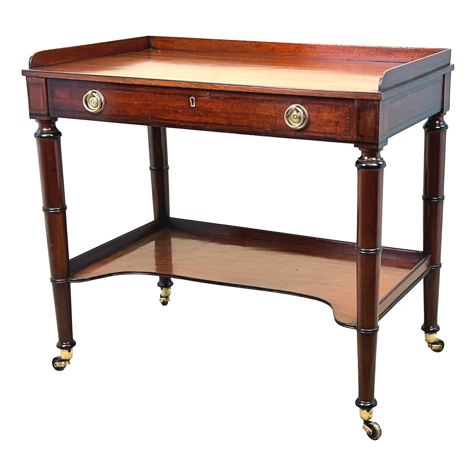 Georgian 19th Century Mahogany Dressing Table (England, Circa 1800)
