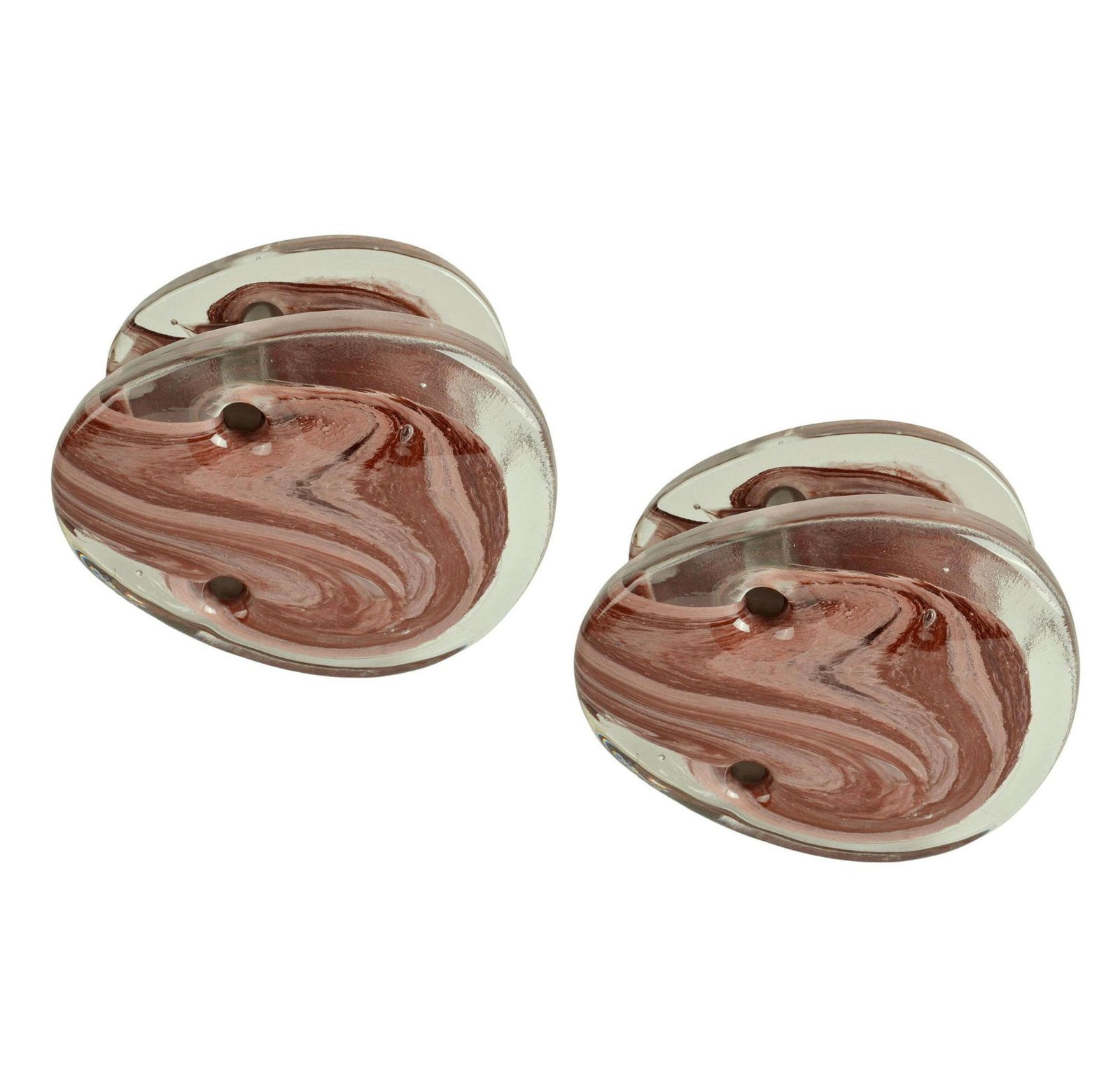 Architectural Pairs Of Pink Glass Push Pull Double Door Handles photo furniture