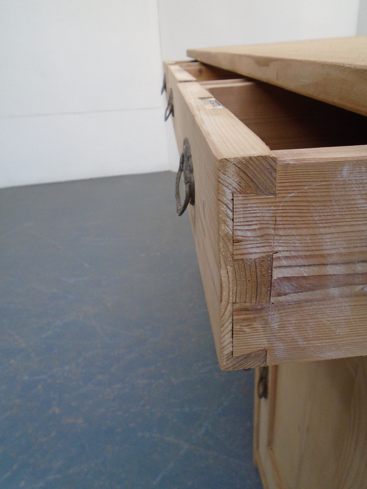 A Large Pine Panelled Victorian Office Desk To Paint / Wax photo furniture