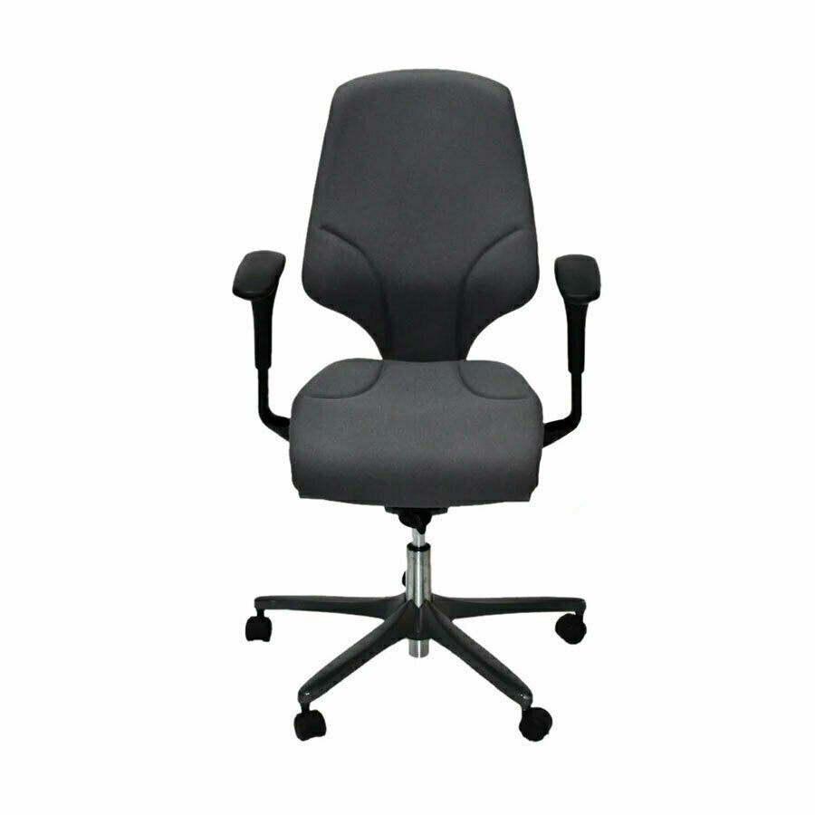 Giroflex: G64 Task Chair In Grey Fabric   Refurbished