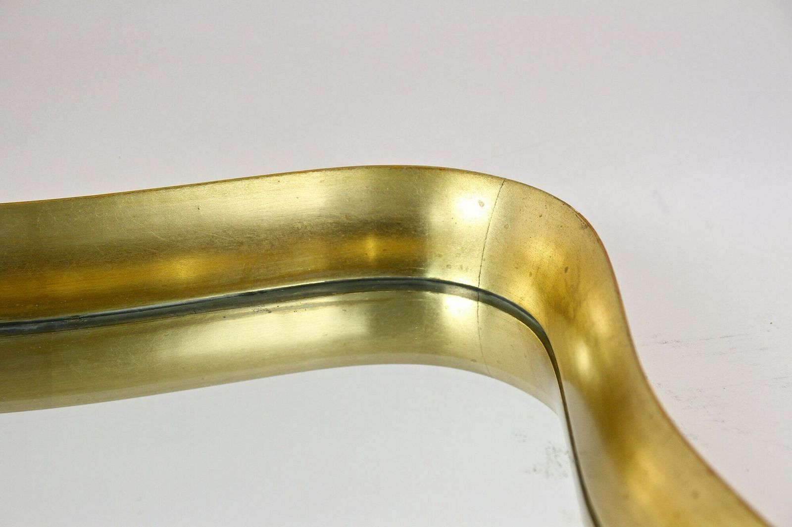 photo furniture 20th Century Modernist Gilt Wall Mirror Attributed To Max Welz, Austria Ca.1940s