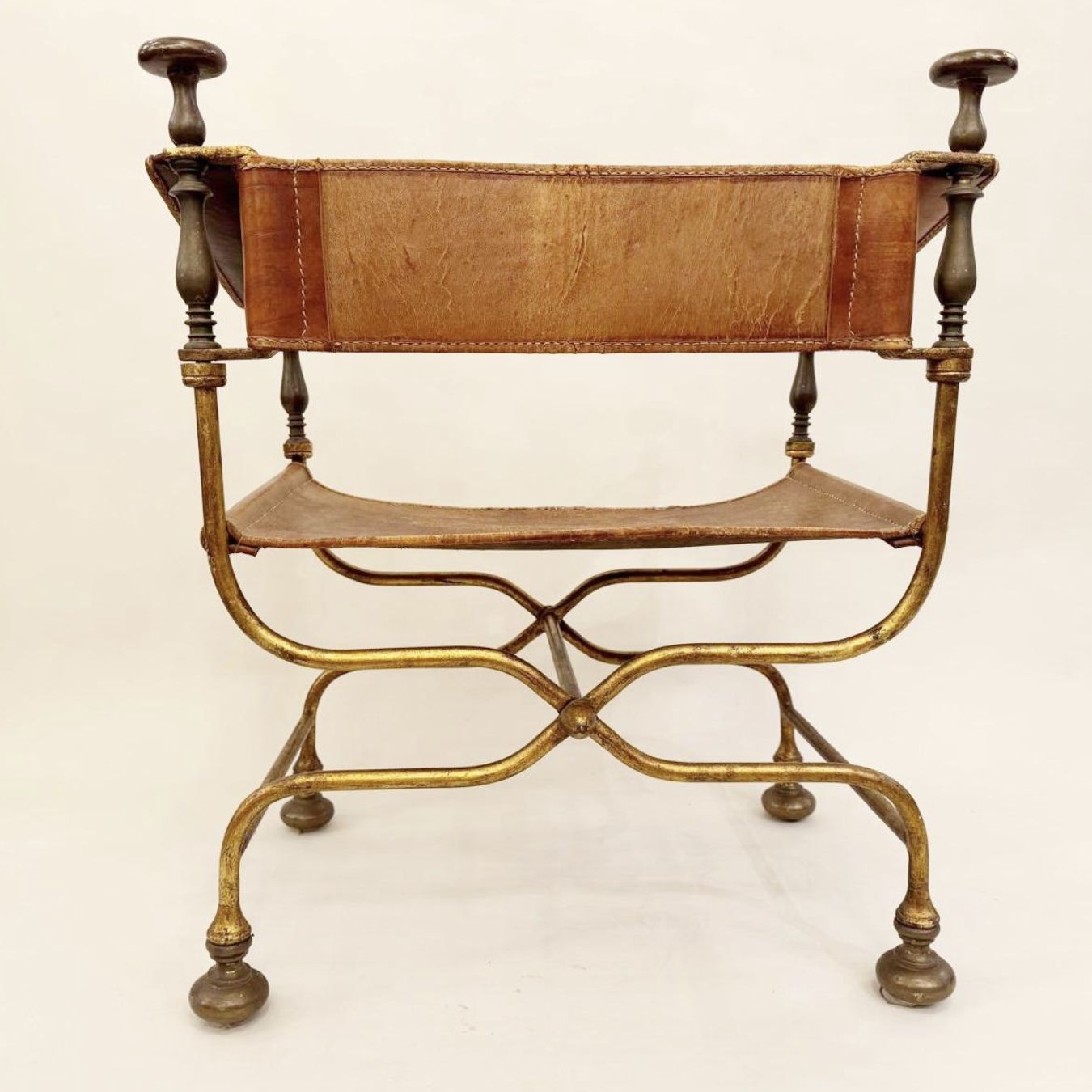 Curule Armchair, Circa 1940, 1940s photo furniture
