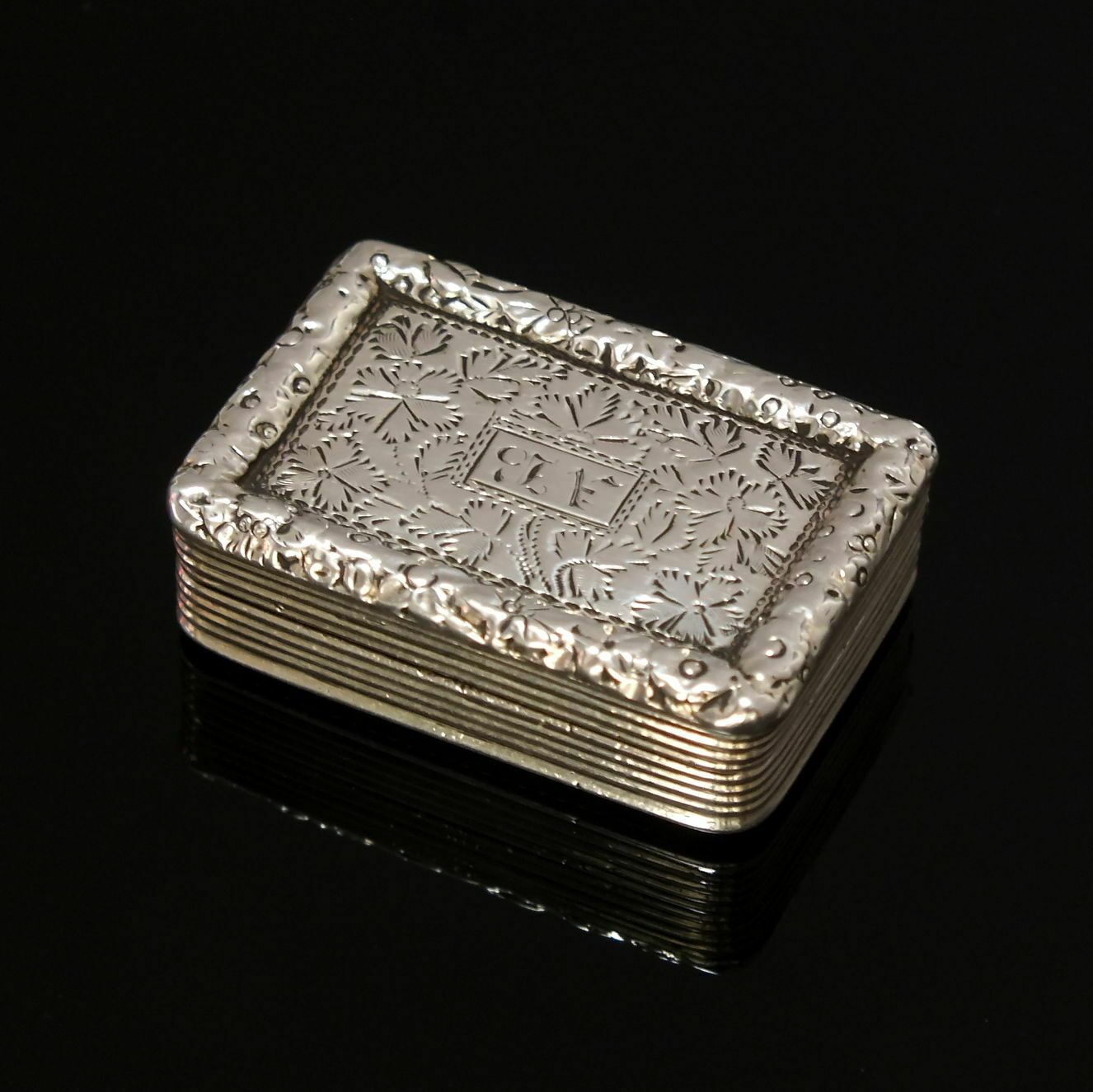 Georgian Silver Vinaigrette By Thomas Shaw Birmingham 1829 photo 360.0