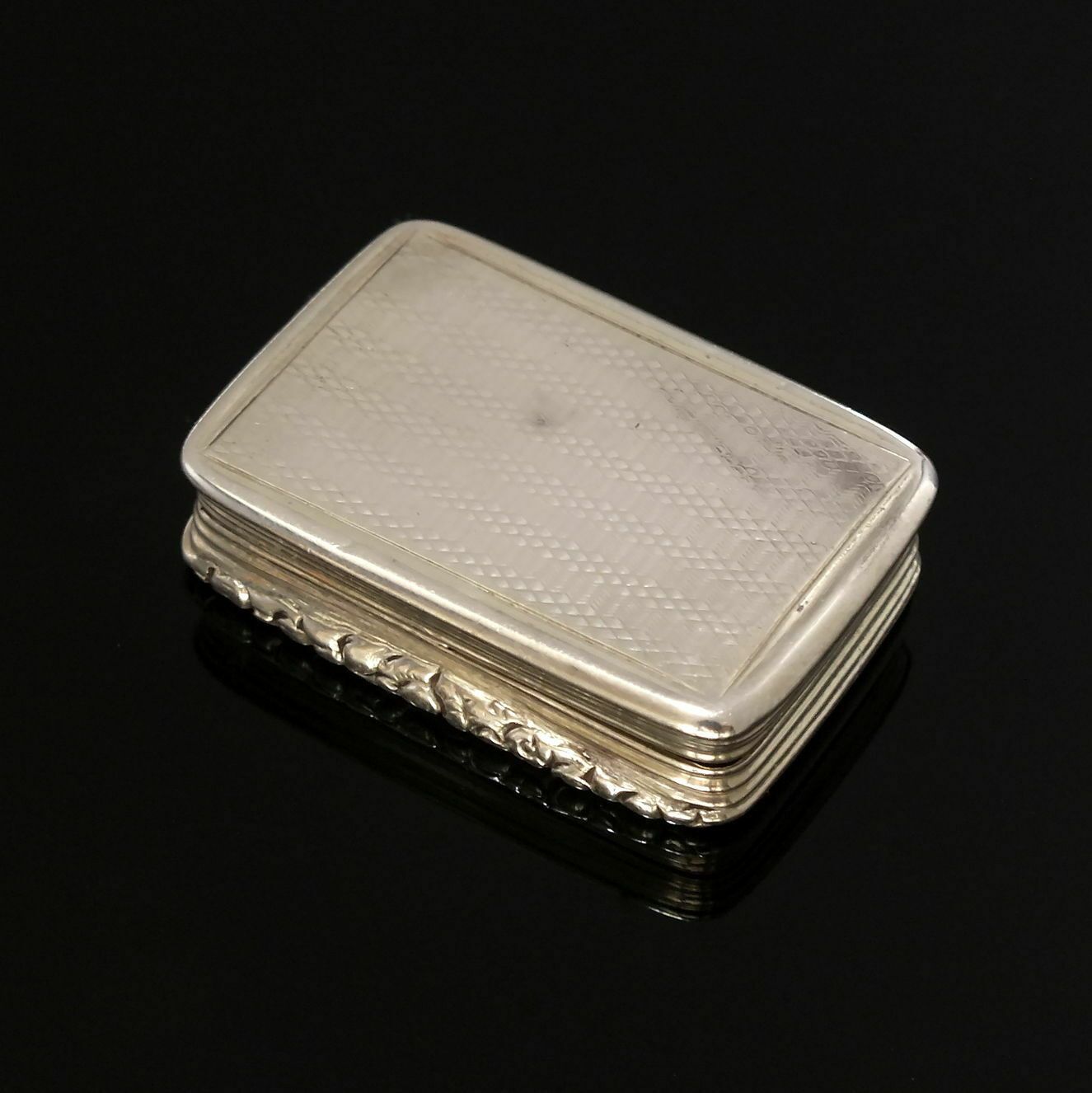 Georgian Silver Vinaigrette By Joseph Willmore Birmingham 1832 photo Home Decor
