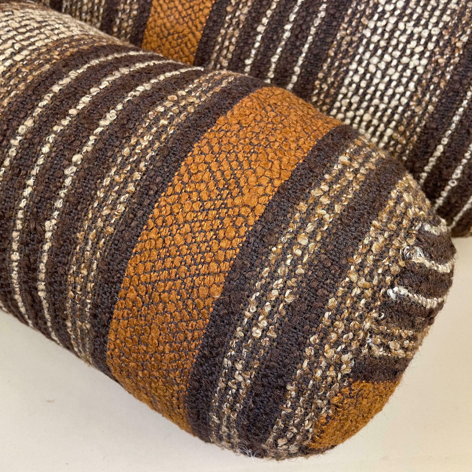 Antique Retro Vintage Cylinder Cushion Traditional Scatter Pillow 53x18cm Pattern Patterned Bolster Throw Decorative Kilim Round Striped photo vinterior