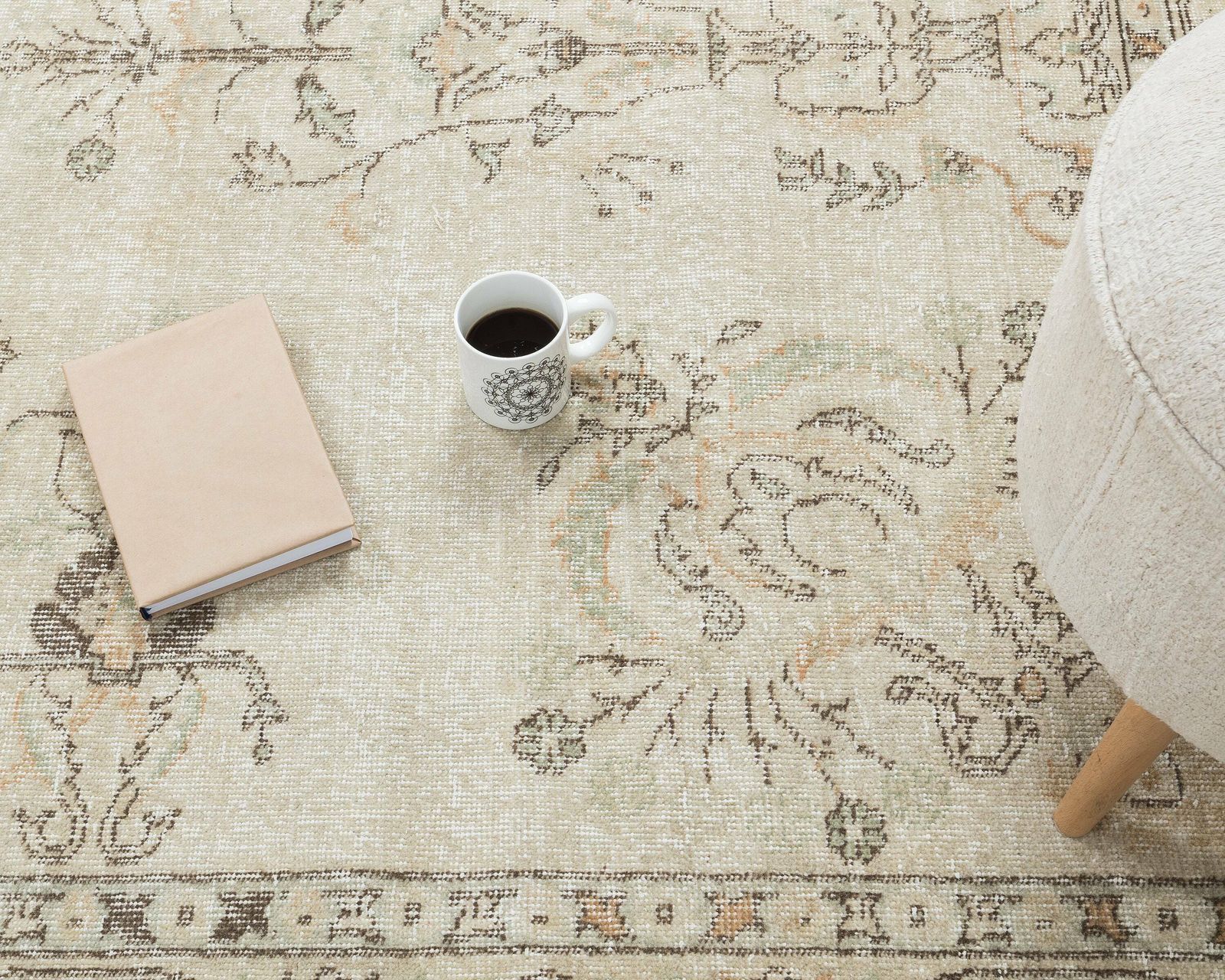 photo furniture Turkish Rug, Neutral Vintage Rug, Low Pile Rug, Unique Rug, Anatolian Rug, Neutral Rug, Living Room Rug, Antique Rug, A4065