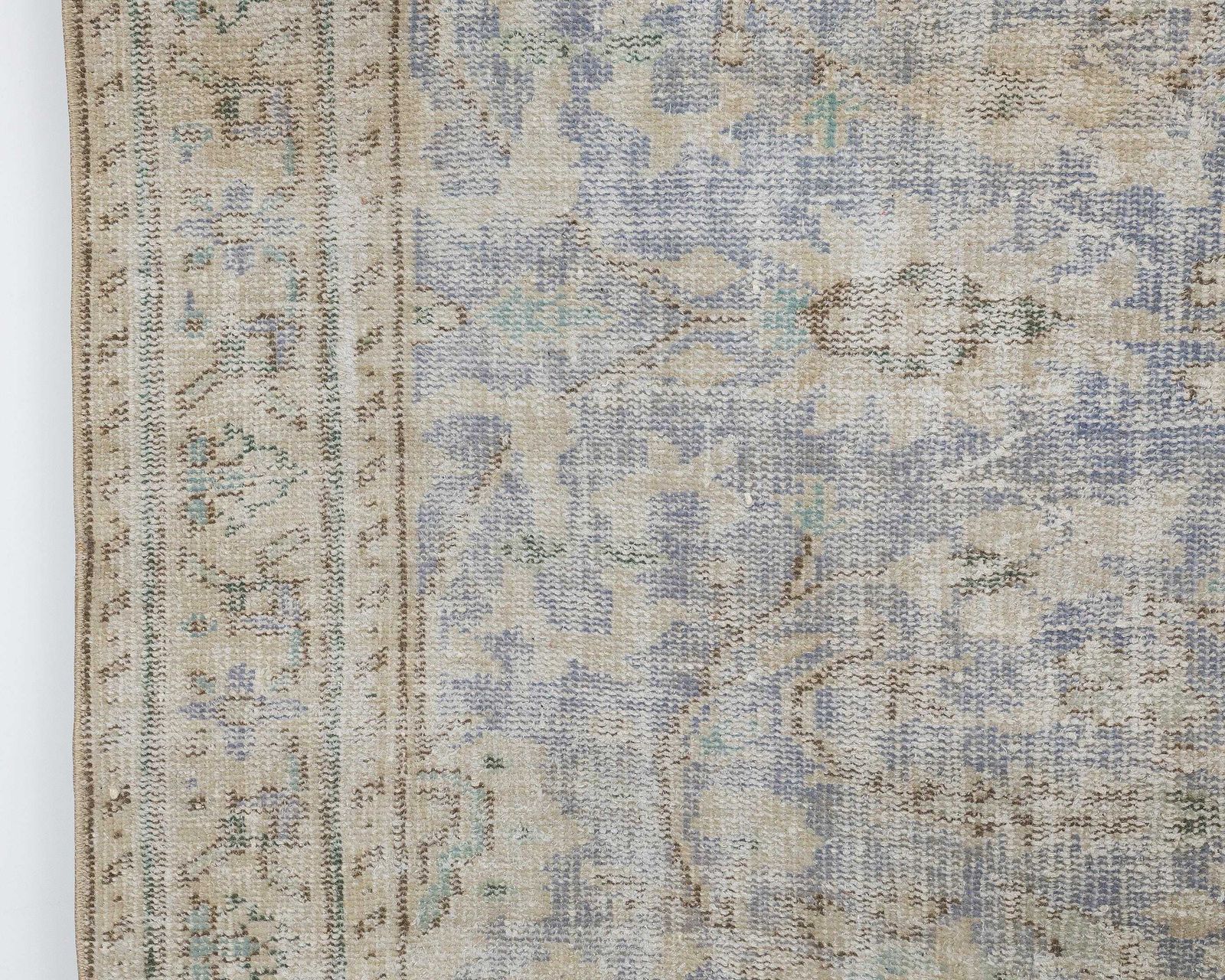 7x9 Turkish Rug, Purple Blue Rug, Low Pile Rug, Antique Rug, Anatolian Rug, İnterior Rug, Living Room Rug, Handmade Rug, Entryway Rug, A4706 photo Textiles