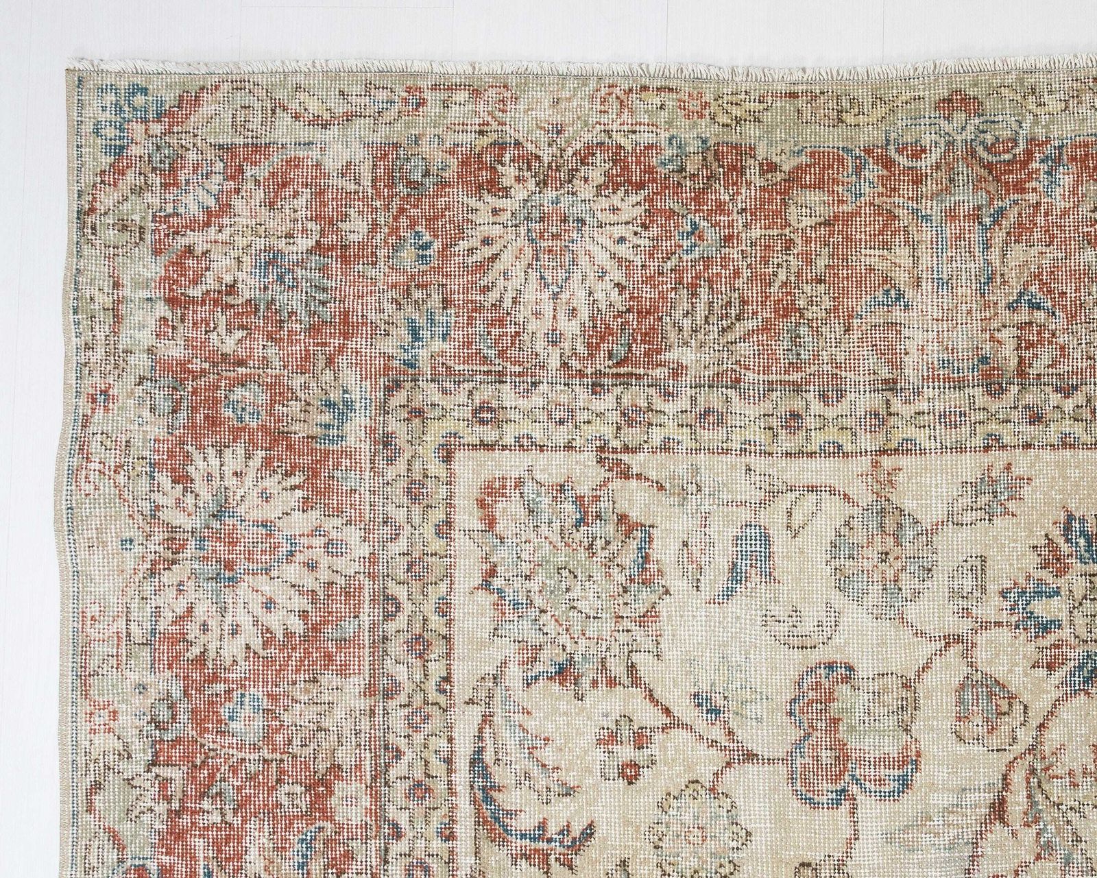 8 X 11.5 Turkish Rug, Vintage Rug, Low Pile Rug, Anatolian Rug, Naturel Wool Rug, Handmade Rug, Living Room Rug, Antique Rug, Oushak Rug photo buy