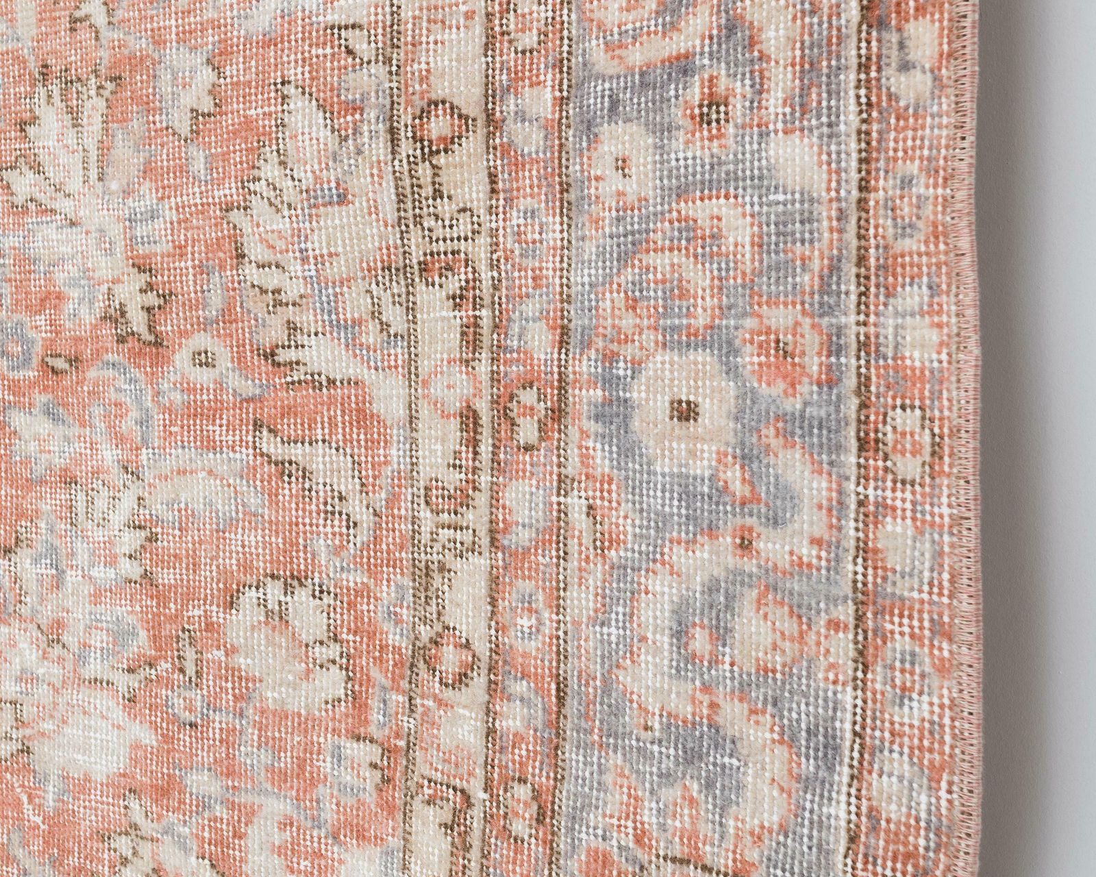6.2 X 9.8 Feet Turkish Rug, Faded Vintage Rug, Antique Handmade Rug, Oushak Rug, Anatolian Rug, Low Pile Rug, Living Room Rug,Old Rug photo 778.0