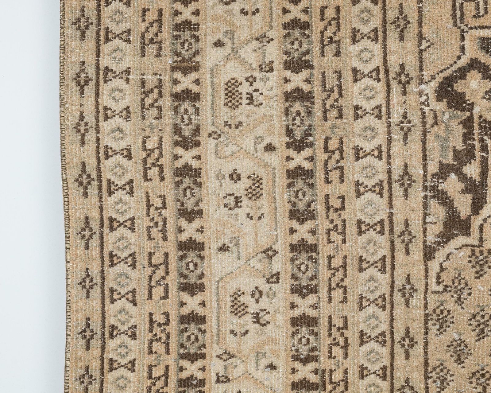 7.4x10.6 Feet Vintage Rug, Turkish Rug, Low Pile Rug, Anatolian Rug, Wool Rug, Handmade Rug, Living Room Rug, Antique Rug, Oushak Rug, photo vinterior