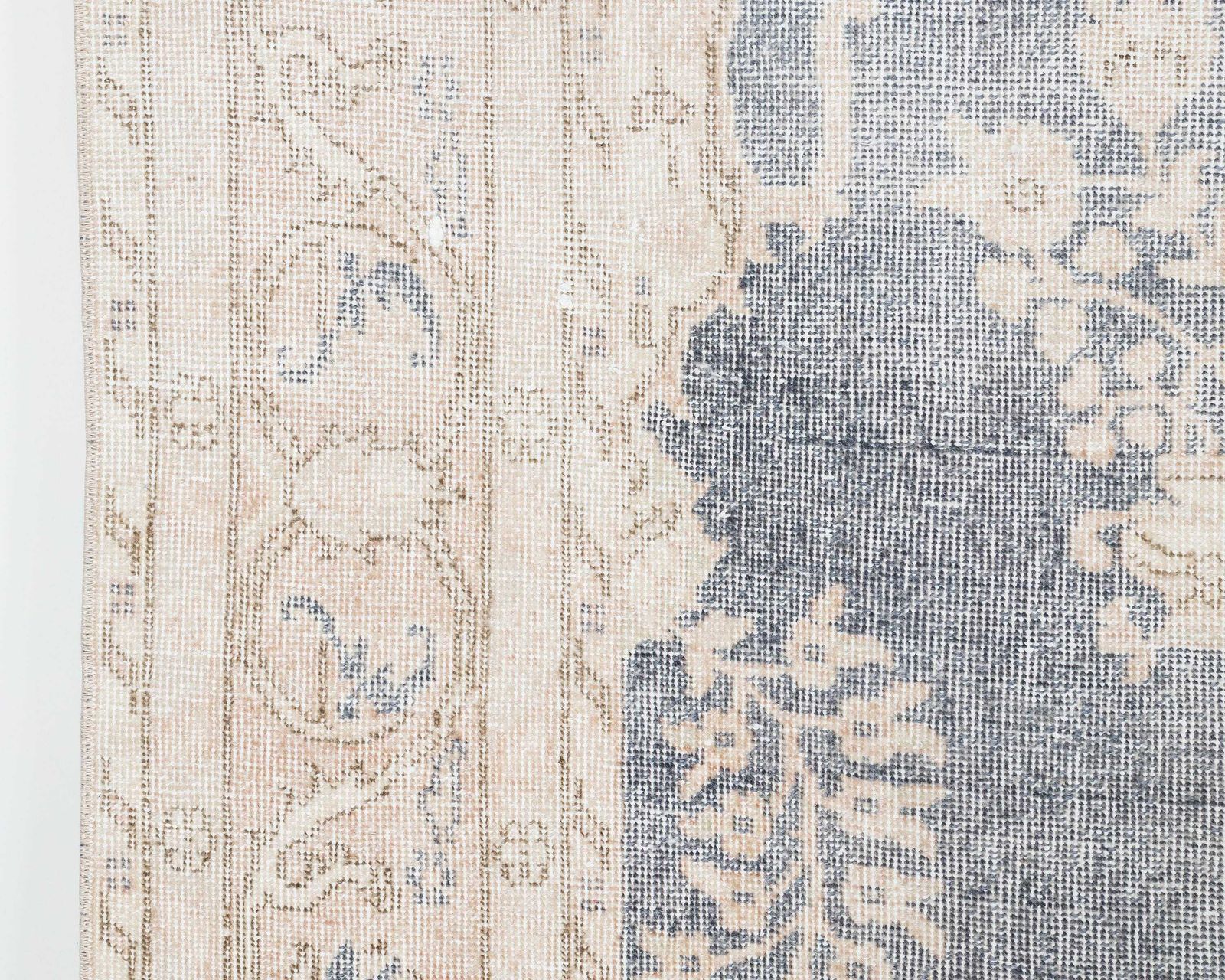 Blue Turkish Rug, 7x10 Vintage Rug, Low Pile Rug, İnterior Rug, Anatolian Rug, Area Rug, Living Room Rug, Antique Rug, Handmade Rug, A4341 photo buy