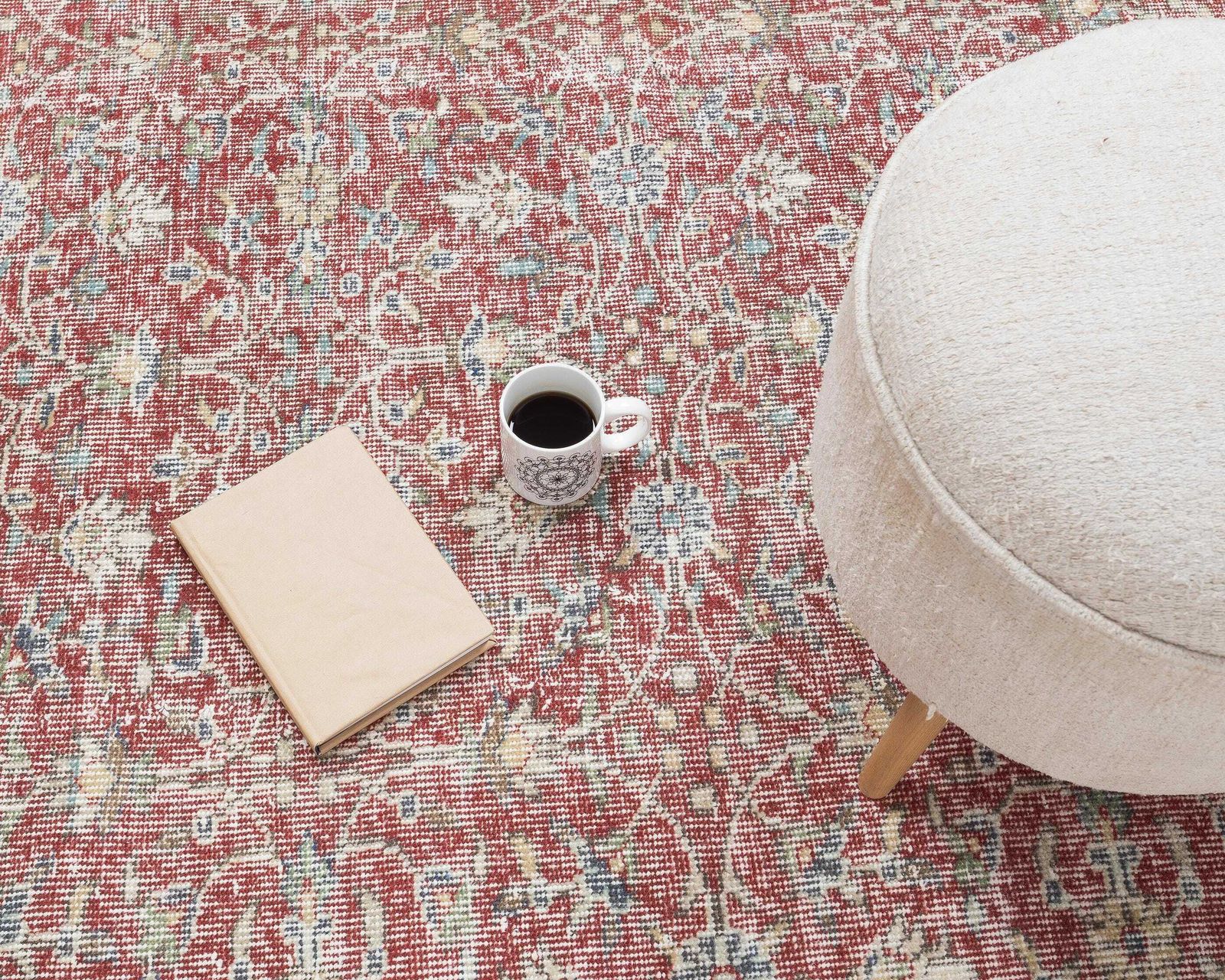 5.4x9.4 Feet Vintage Rug, Turkish Rug, Antique Rug, Low Pile Rug,Oushak Rug, Anatolian Rug, Handmade Rug,Naturel Rug,Living Room Rug