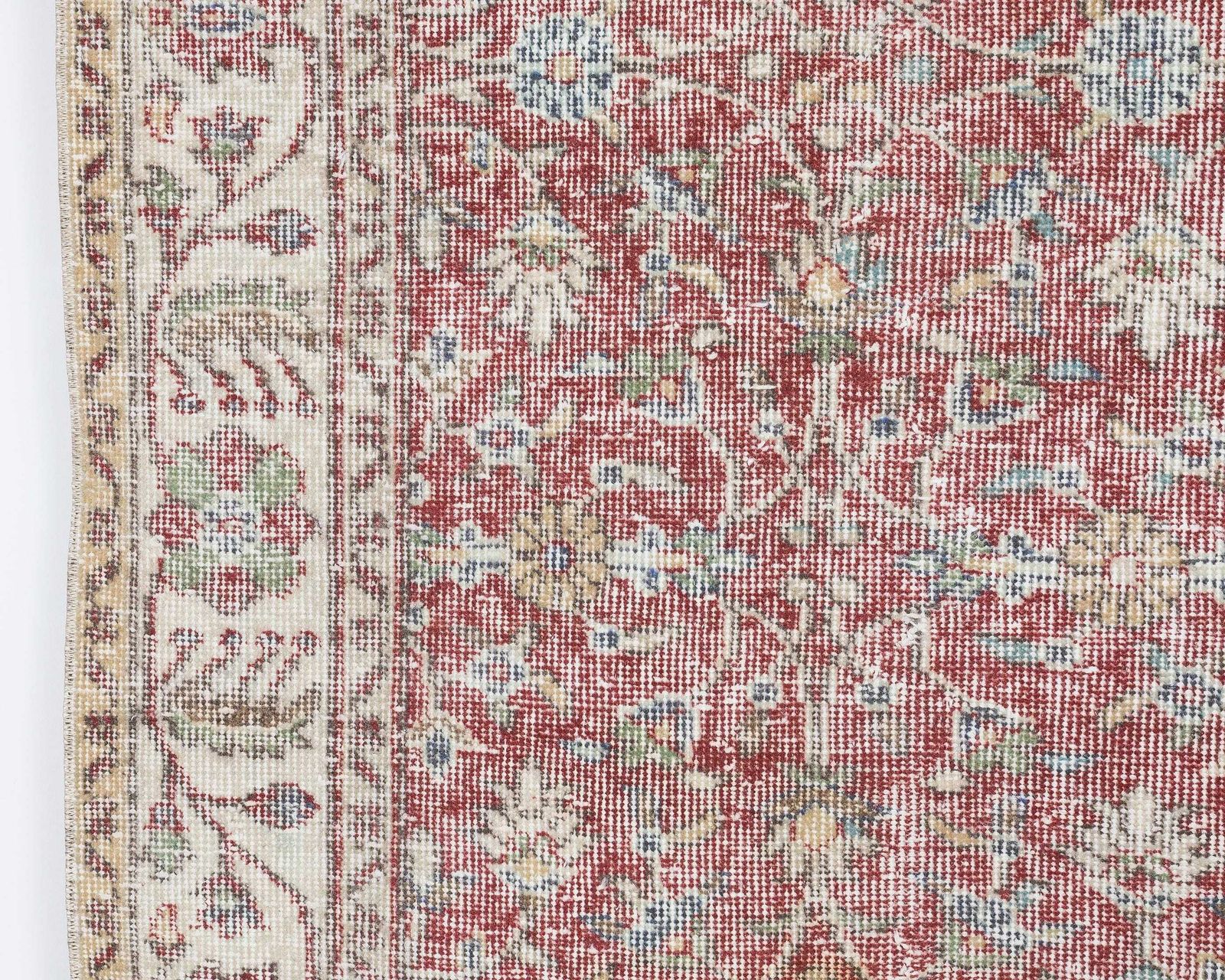 5.4x9.4 Feet Vintage Rug, Turkish Rug, Antique Rug, Low Pile Rug,Oushak Rug, Anatolian Rug, Handmade Rug,Naturel Rug,Living Room Rug photo 614.0
