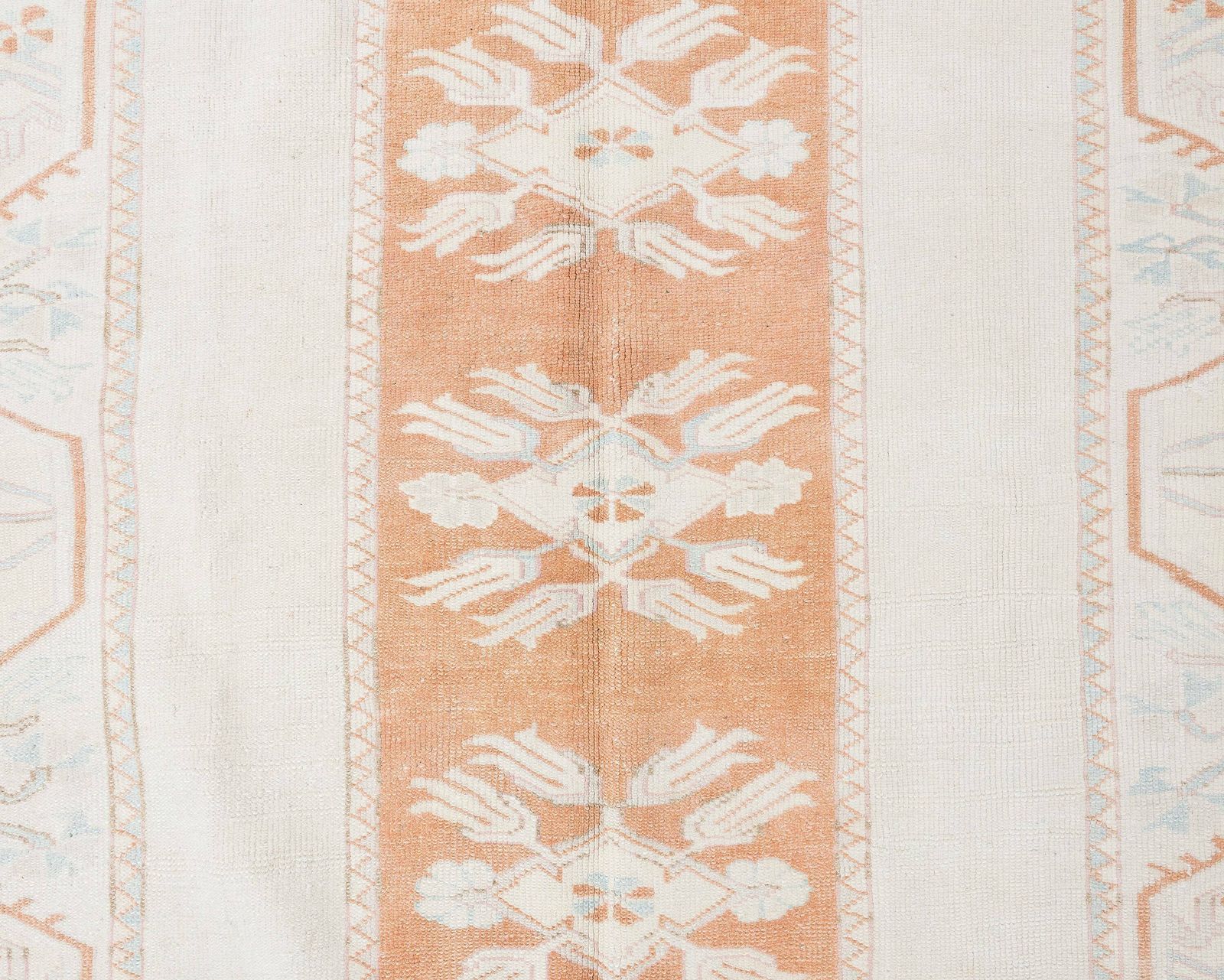 4x6 Vintage Rug, Orange Handmade Turkish Rug, Antique Rug, Anatolian Rug, Low Pile Rug, Oushak Rug, Kitchen Rug, Wool Rug, Old Rug, Wool Rug photo for sale