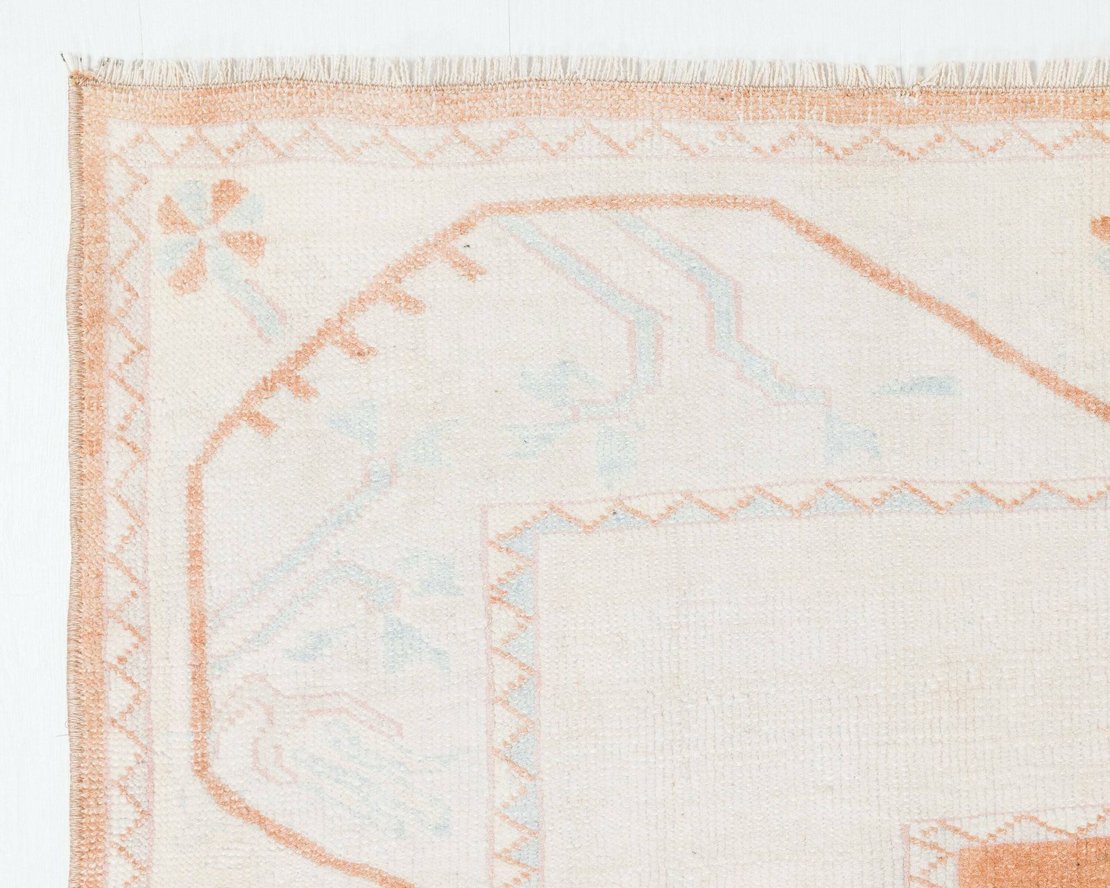 4x6 Vintage Rug, Orange Handmade Turkish Rug, Antique Rug, Anatolian Rug, Low Pile Rug, Oushak Rug, Kitchen Rug, Wool Rug, Old Rug, Wool Rug photo 368.0