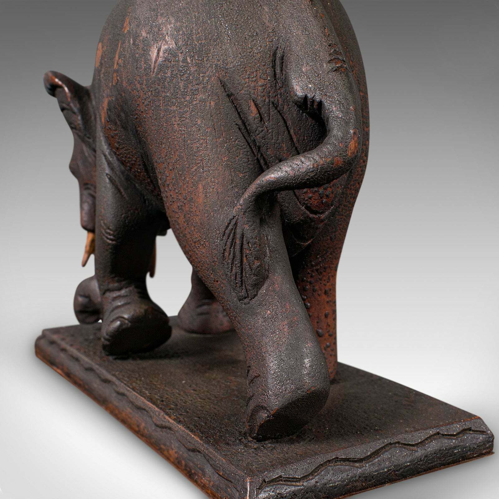 Pair Of Antique Elephant Bookends, English, Book Rest, Home Library, Victorian photo buy