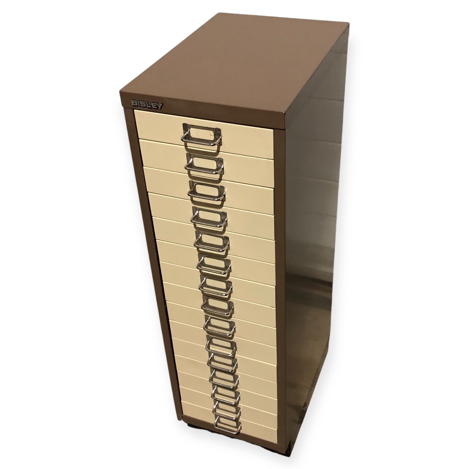 Handsome Vintage Bisley Metal Filing Cabinet photo 199.0