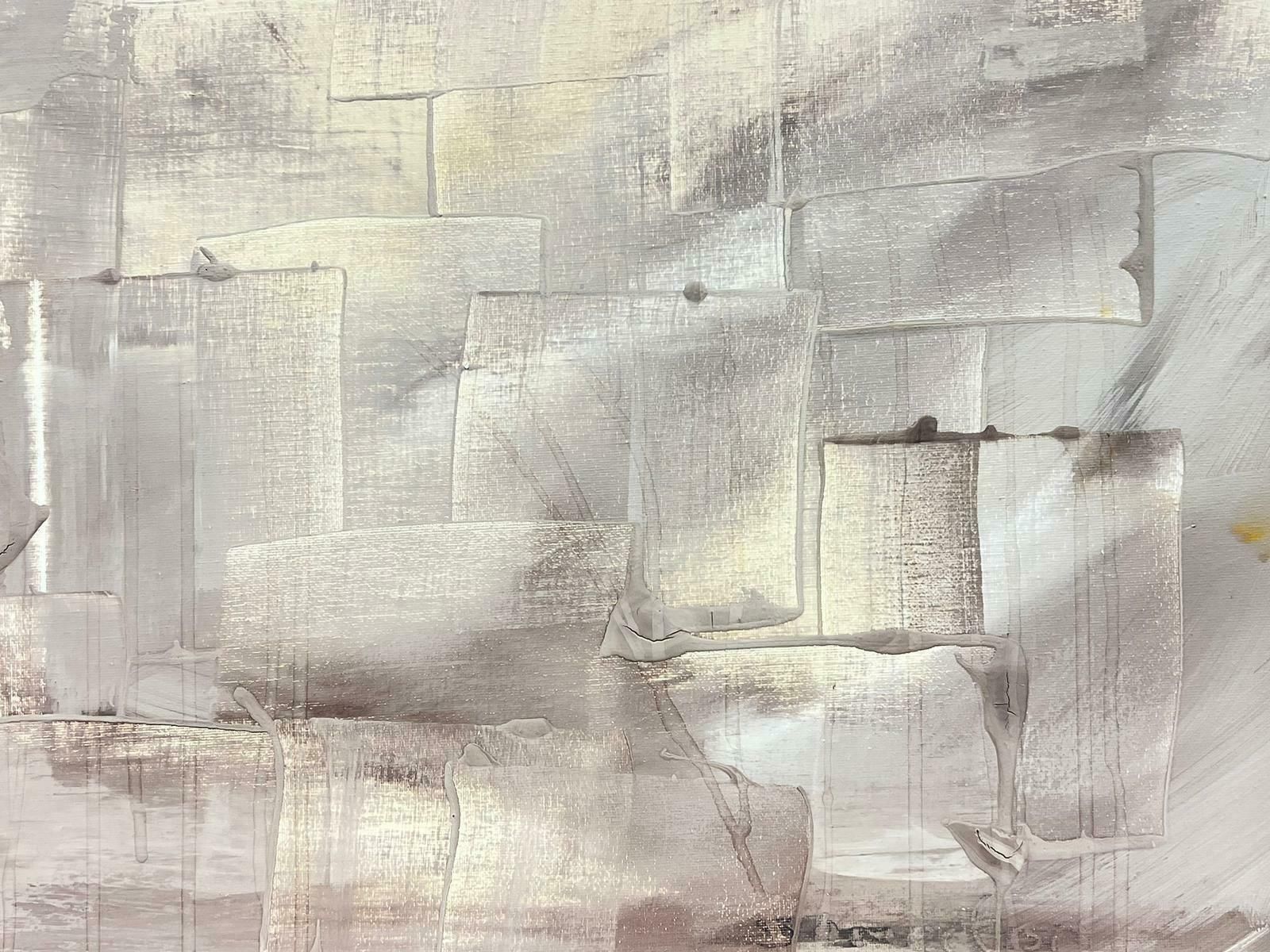Robert Somertonhuge British Expressionist Abstract Original Painting Sand Beige Ochre Colors C. 2023 photo for sale