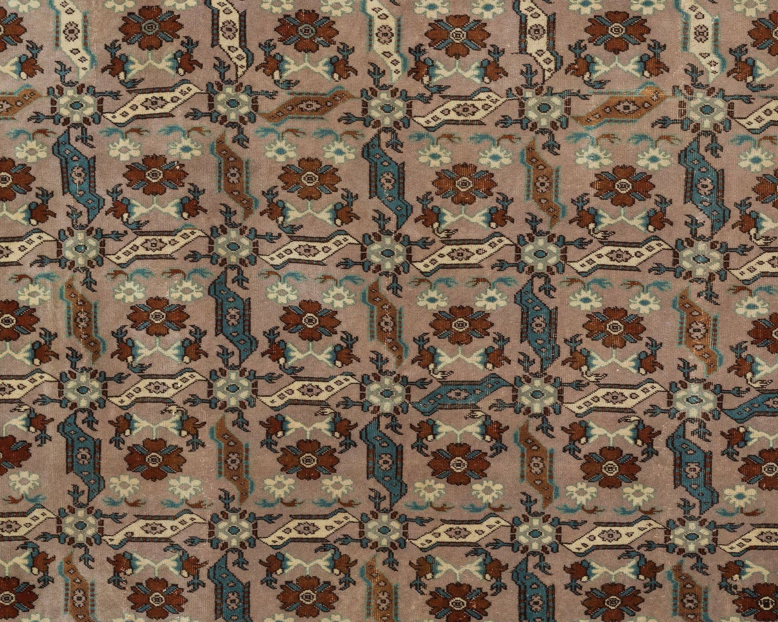 7x9 Vintage Rug, Unique Area Rug, Turkish Rug, Low Pile Rug, Antique Rug, Anatolian Rug, Wool Rug, Living Room Rug,Handmade Rug,Entryway Rug photo for sale