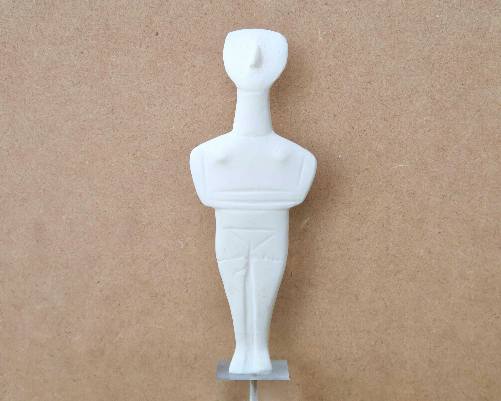 Sculpture, Resin Cycladic Idol On Lucite Base, 1970s / Totem, Statue, Greece Greek, The Cyclades photo furniture