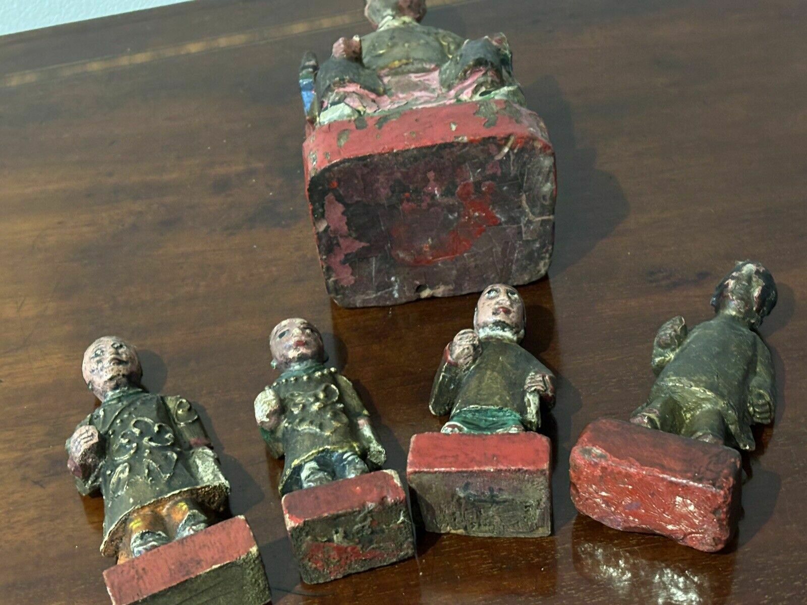 Collection Of Antique Chinese Wooden Figures photo buy