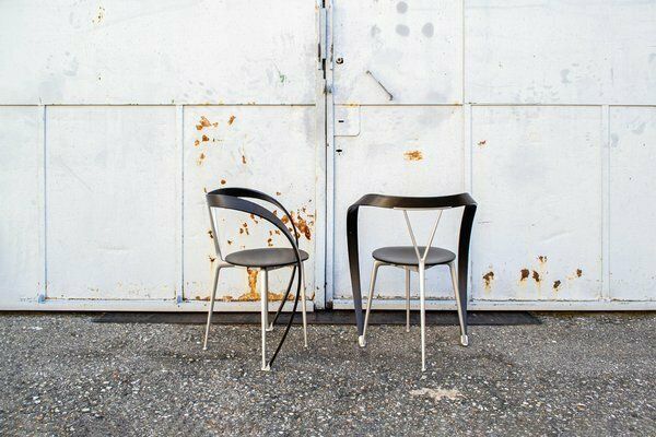 Mod952 Revers Chairs By Andrea Branzi For Cassina Italia, 1993, Set Of 2 photo for sale