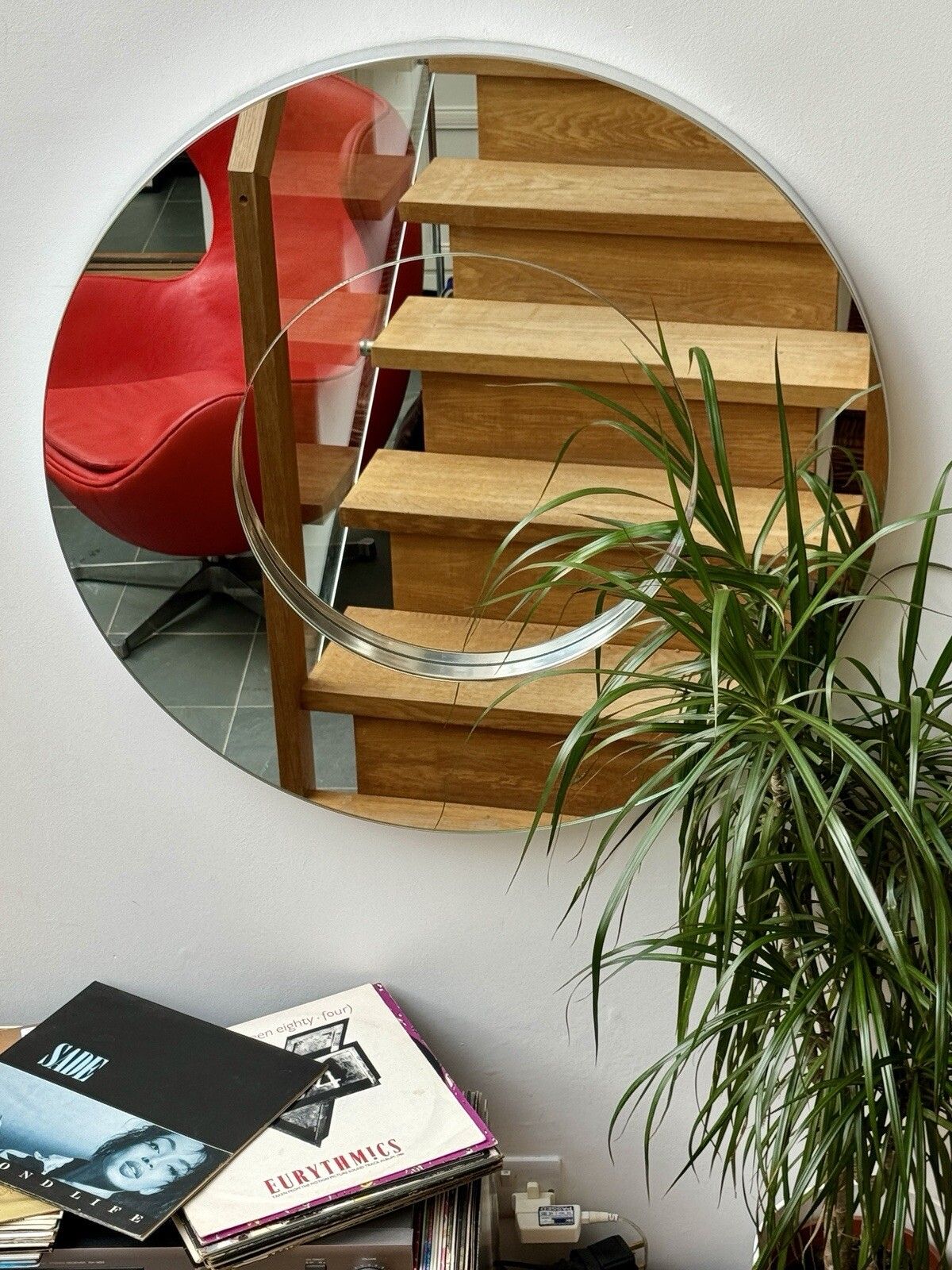 Deknudt Rondo S Modern Circular Wall Mirror Made In Belgium C1990’s