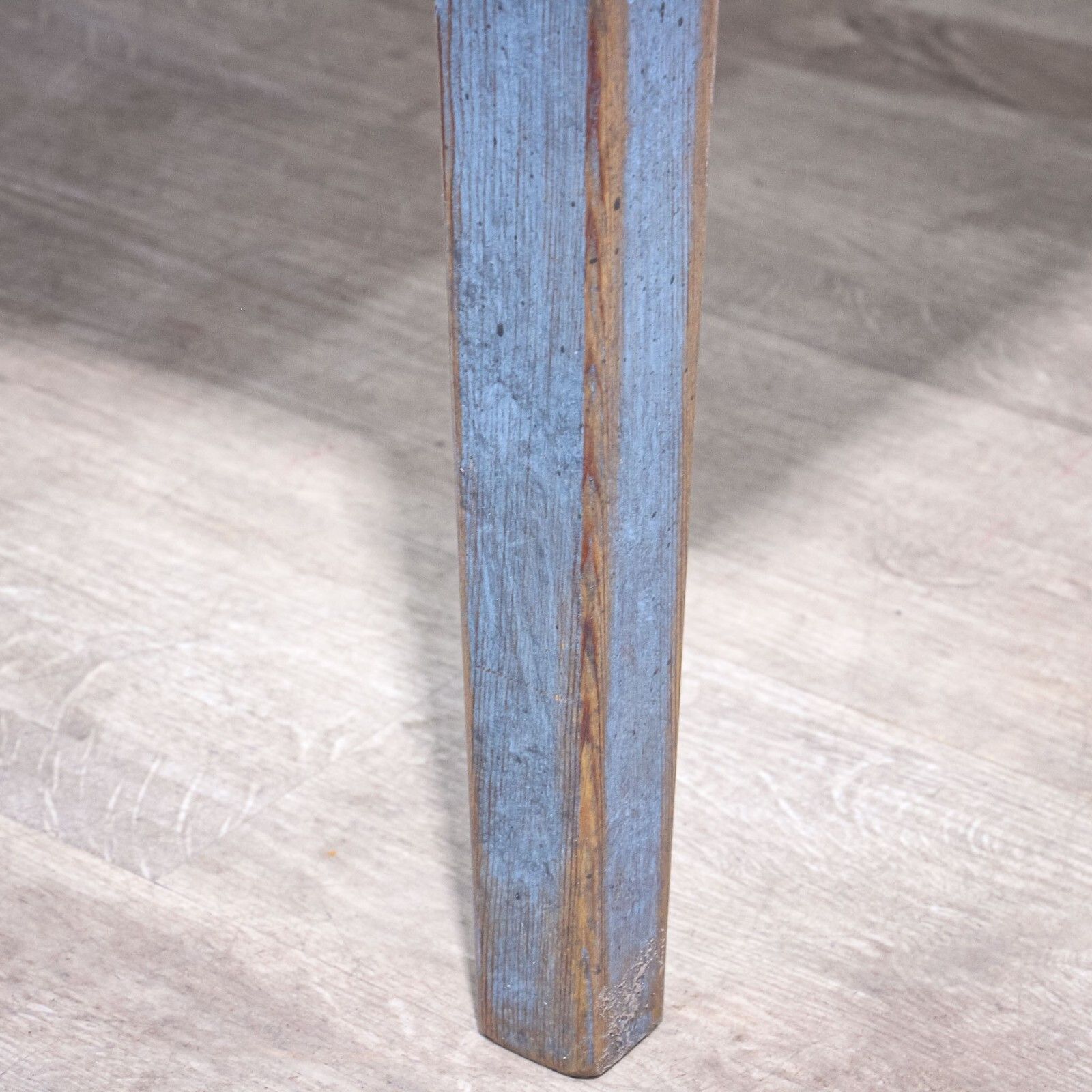 photo for sale Blue Painted Scandinavian Kitchen Table