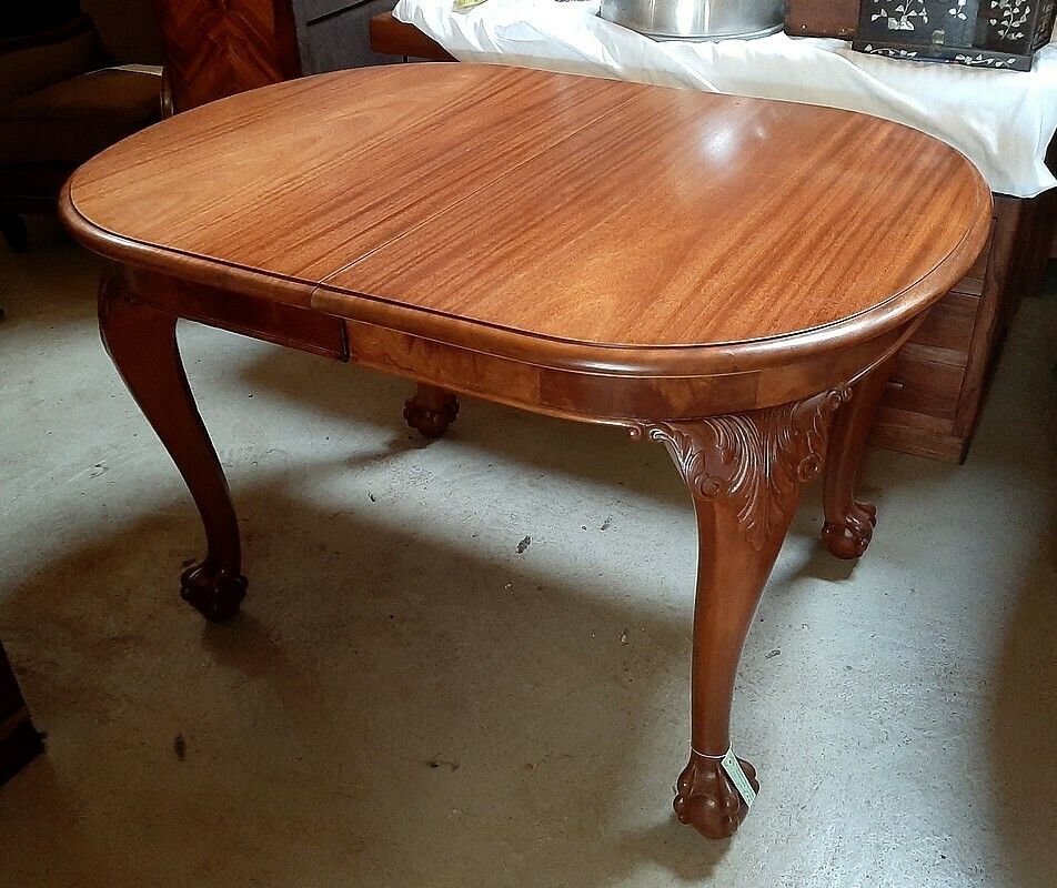 Rectangular Mahogany Table, Chippendale Style, Early 20th Century photo Furniture
