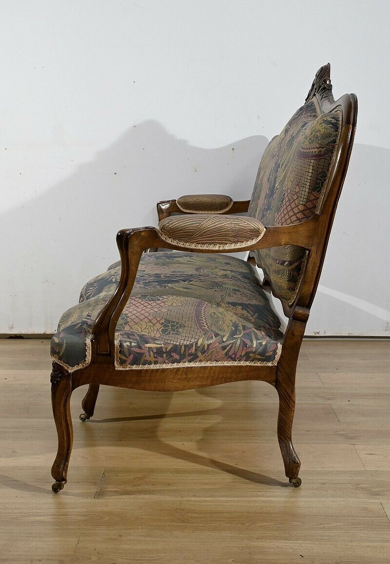 photo buy Louis XV Style Living Room In Walnut – 1920