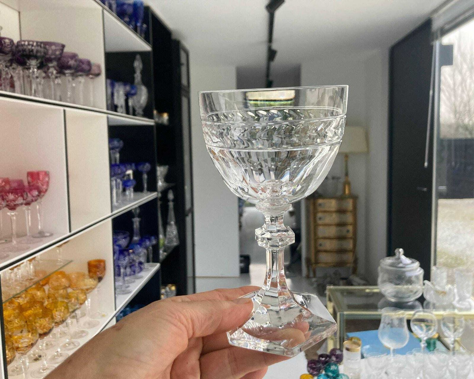 Crystal Wine Glasses Large | 5pcs | Villeroy Boch photo for sale