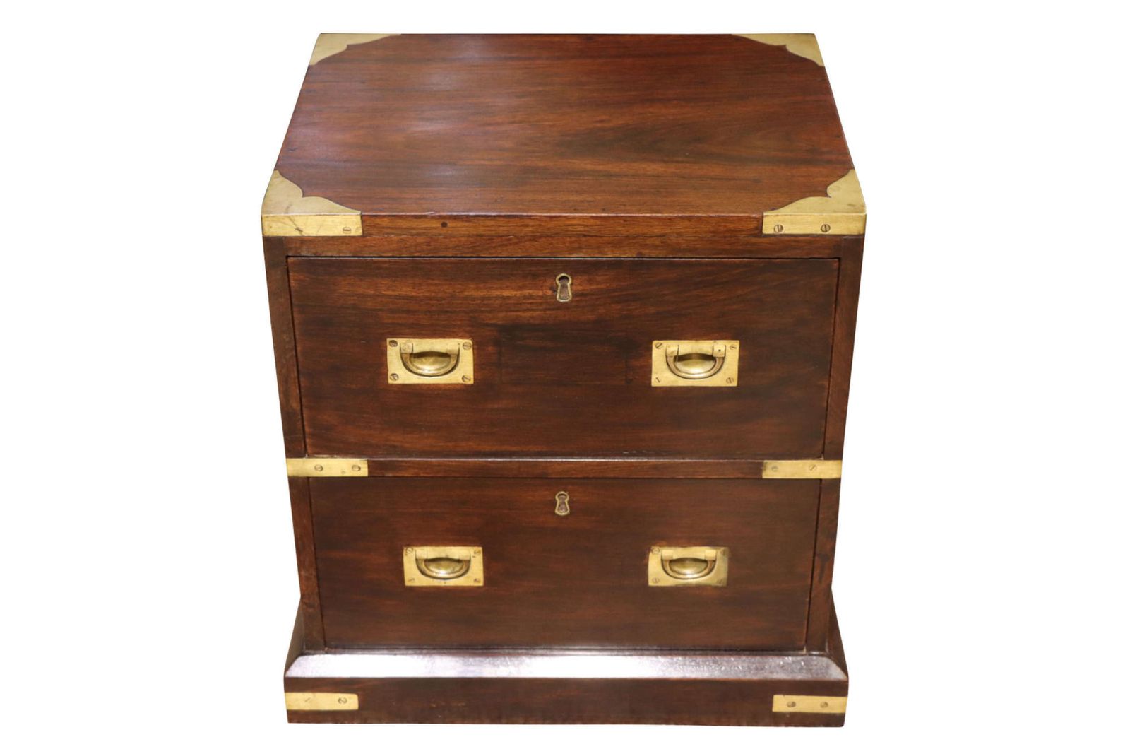 19thc Anglo Chinese Rosewood Dwarf Chest photo for sale