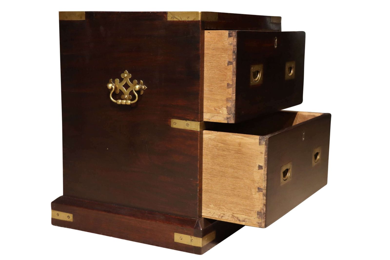 19thc Anglo Chinese Rosewood Dwarf Chest photo 748.0