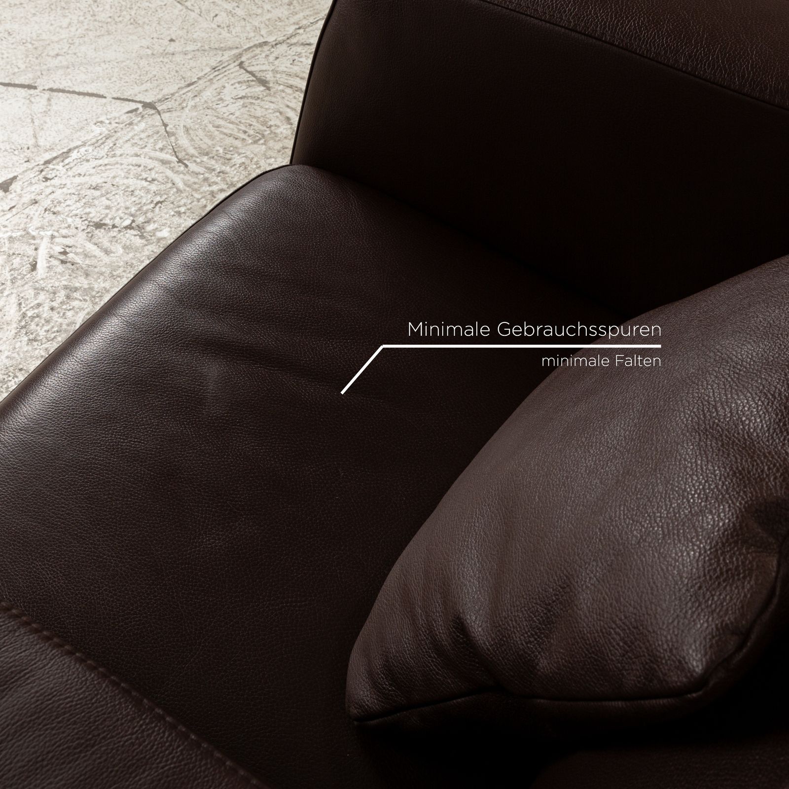 Machalke Leather Armchair Brown photo 1005.0