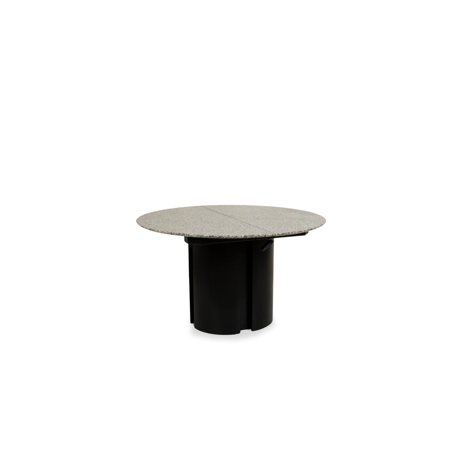 Table à manger Draenert 1226 en marbre gris, extensible photo for sale