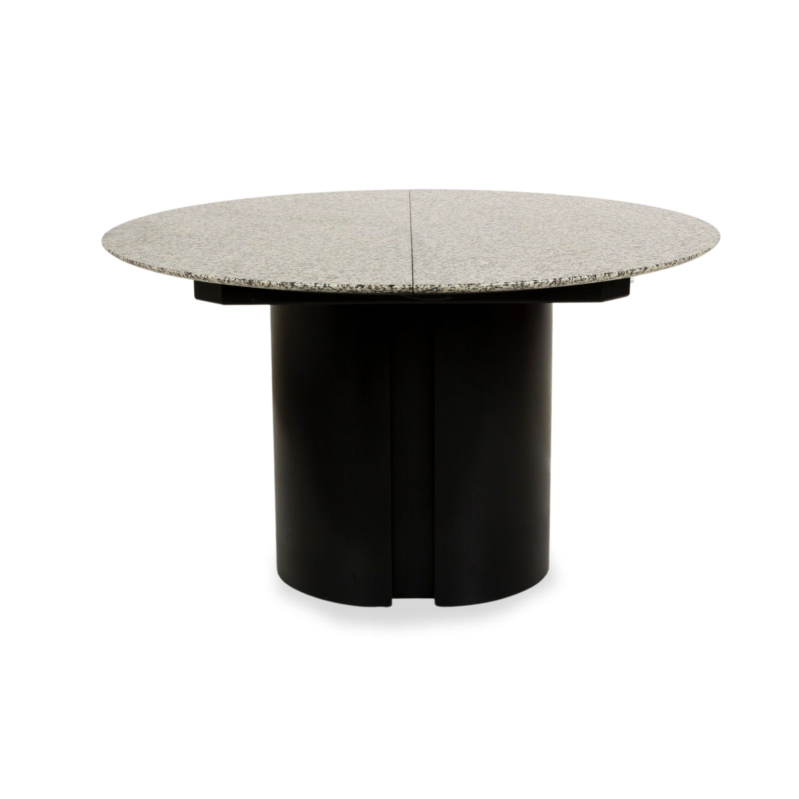 photo furniture Table à manger Draenert 1226 en marbre gris, extensible