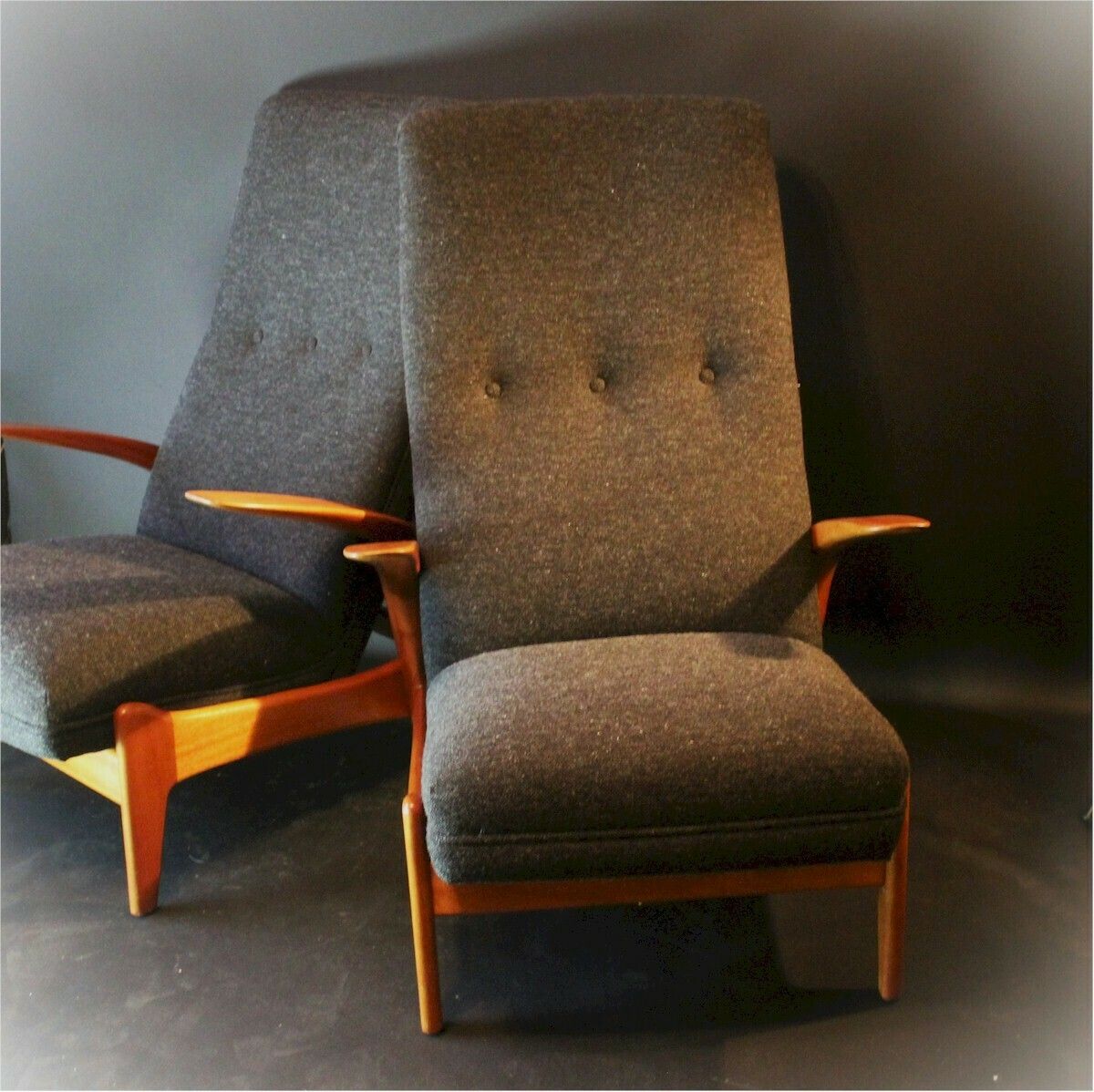 Mid Century Rock 'N' Rest Teak Armchair By Gimson & Slater photo furniture