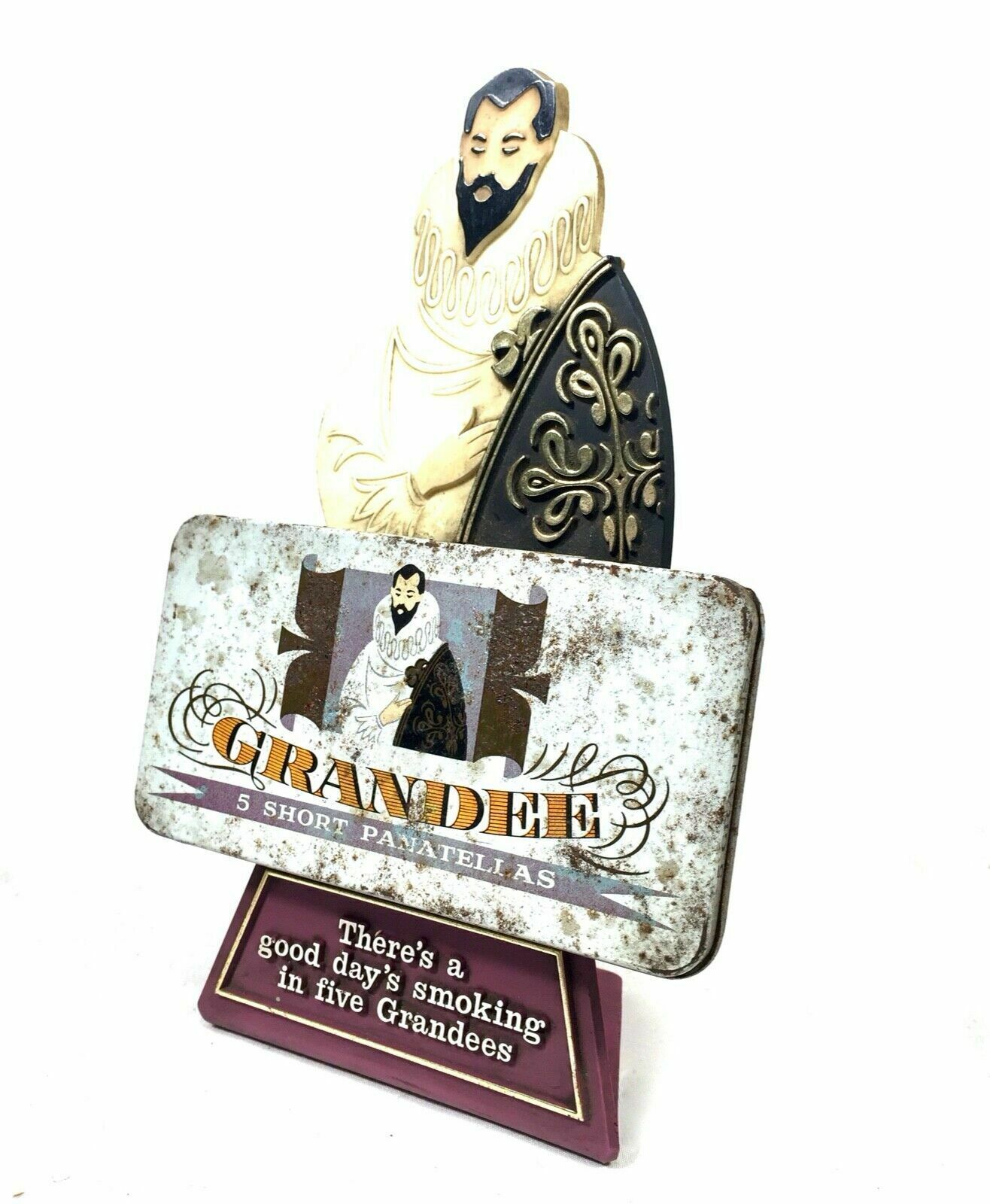 Antique Advertising   Vintage 1980s Counter Top Showcard / Sign Grandee Cigars photo buy