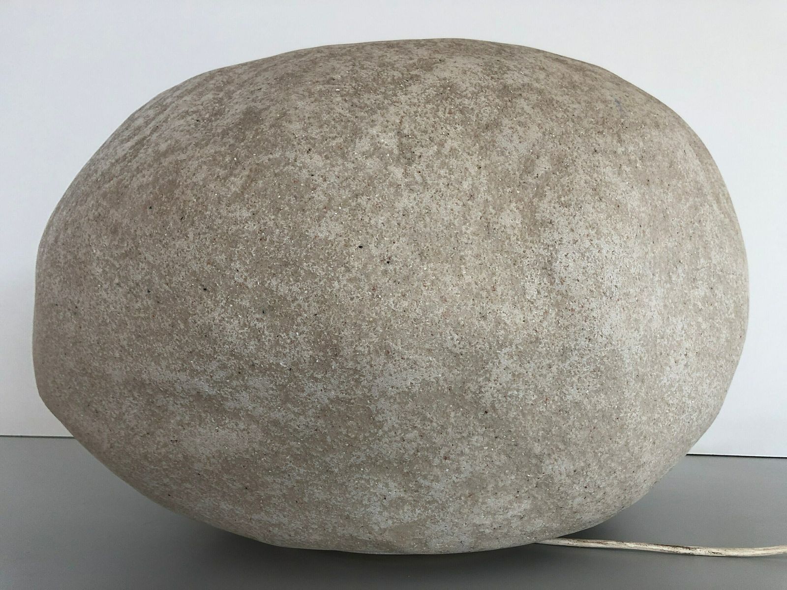 Fiberglass Xxl Table Lamp In Stone Form By Falkenberg, 1980s, Germany photo vintage