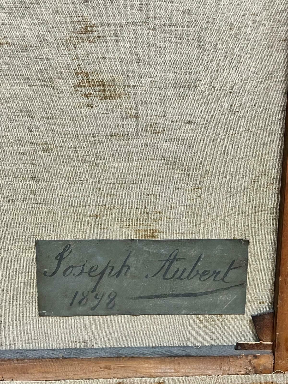 Joseph Aubert19th Century French Portrait Of A Nun Large Oil Painting 18981898 photo buy