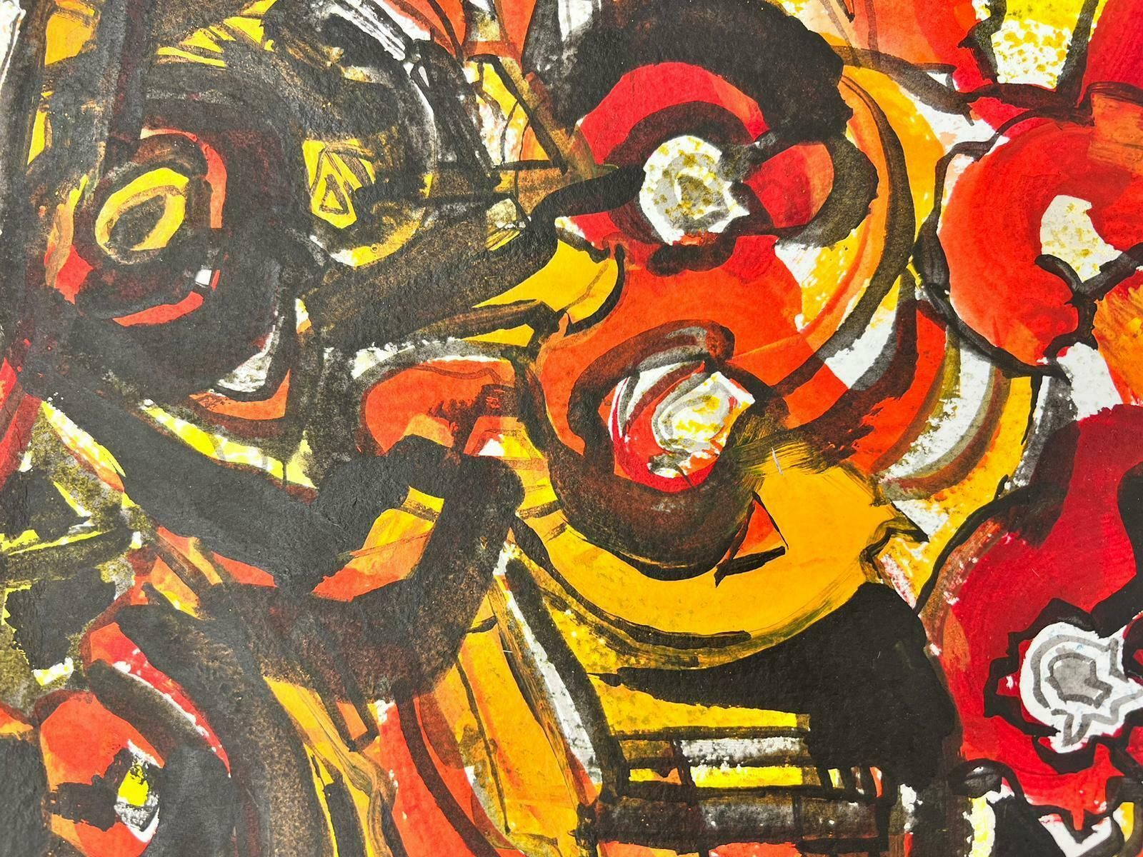 Jacques Coulais (1955 2011)french Expressionist Abstract Original Painting Artists Studio Provenance photo buy