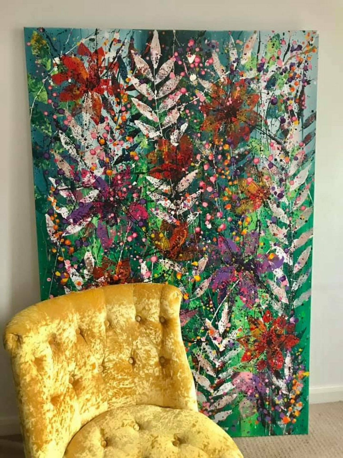 Esther Extra Large Original Artwork Painted On A Deep Edge Quality Canvas 120cm X 180cm photo Art