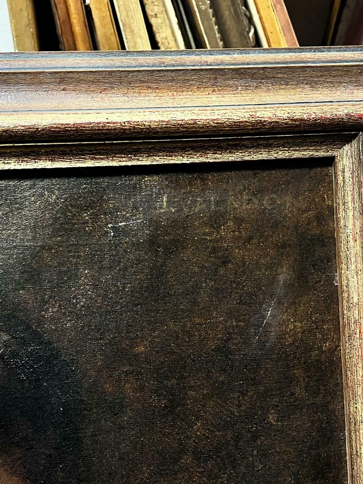 Valadonantique French Impressionist Signed Oil Painting Portrait Of Young Man 1890's photo vinterior