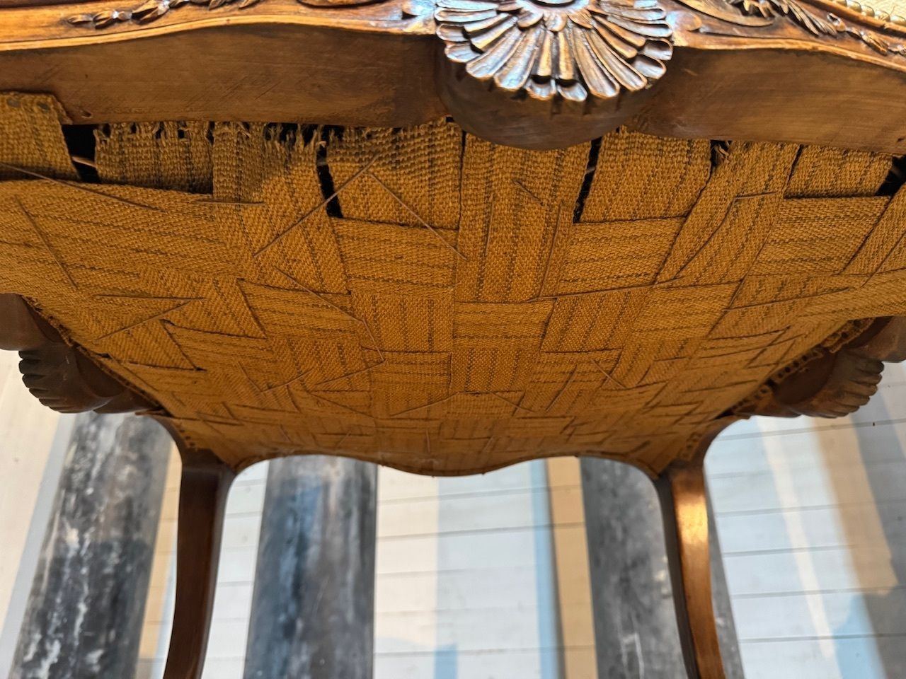photo buy Lovely French Walnut Arm Chair