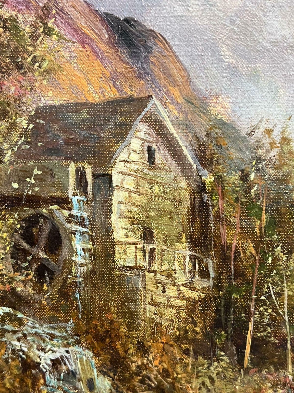 F. E. Jamiesonantique Scottish Highland Summer The Old Mill By The River Valley Landscape1920's photo buy