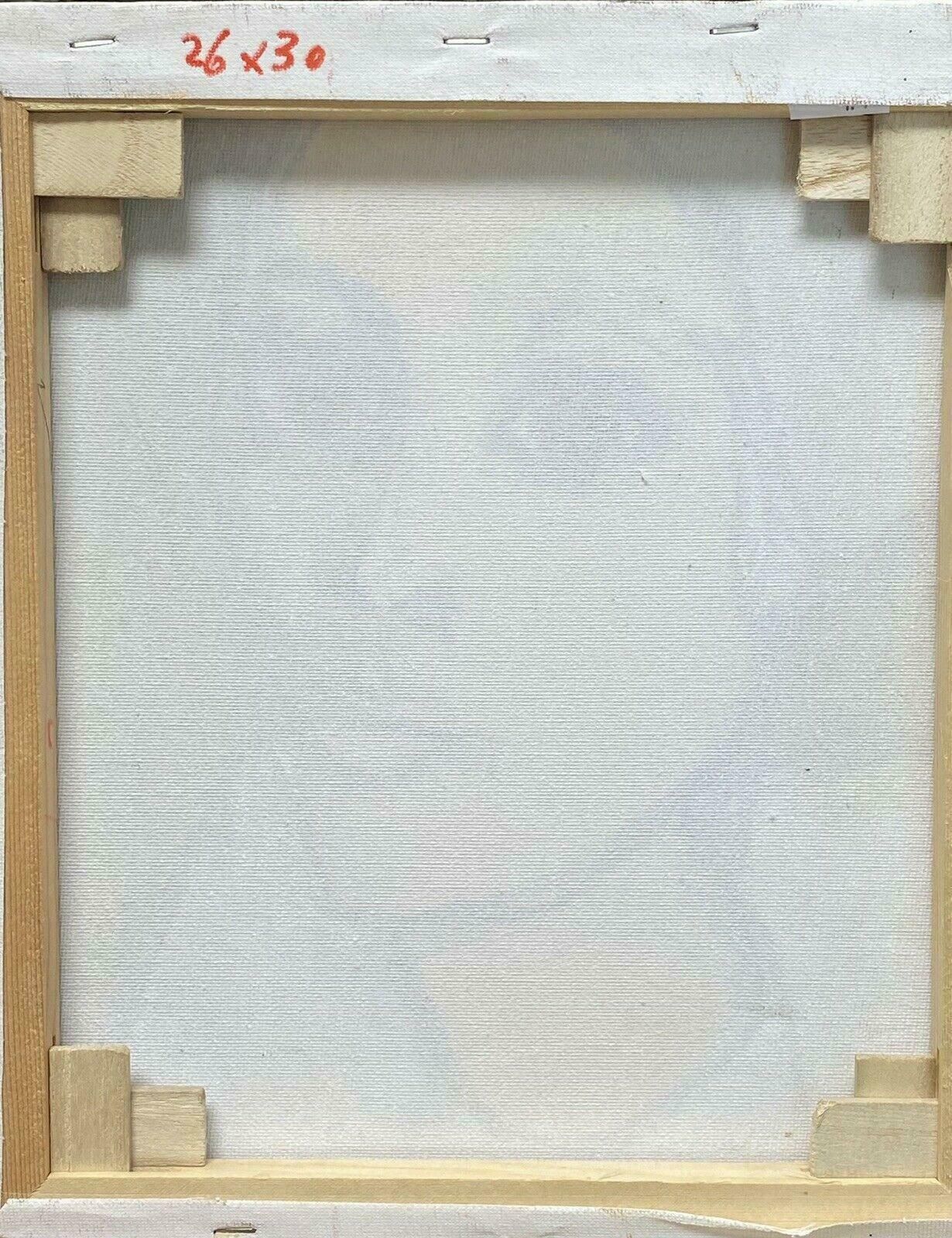 R.Leroyrene Leroy   French Contemporary Oil Painting  Portrait Of A Woman In Blue2000's photo Art