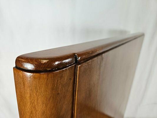 Art Deco Walnut Single Bed, 1940s photo Furniture