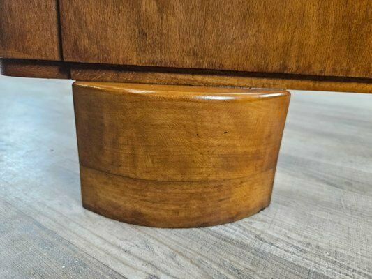 757.0 Art Deco Walnut Single Bed, 1940s photo