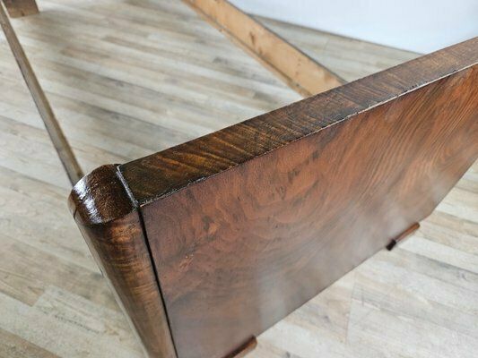 Art Deco Walnut Bed, 1940 photo buy