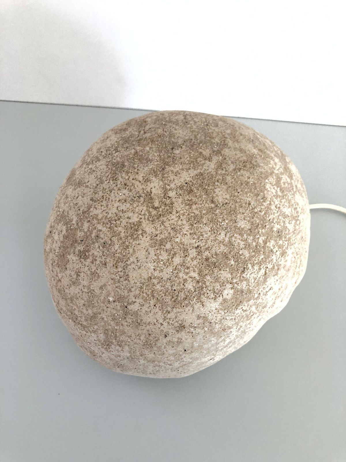 Set Of 2 Fiberglass Table Lamps In Stone Form By Falkenberg, 1980s, Germany photo buy